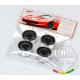 1/24 Tuner Hamann Ferrari 458 Wheel Set (Advanced) for Fujimi kit