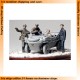 1/35 German Pz Div Front Line Recon Figure Set for Schwimmwagen (4 figures)