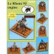 1/48 French Le Rhone 9J 110 hp 9-Cylinder Air-Cooled Rotary Engine with Repair Trestle