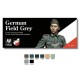 Acrylic Paint Set - German Field Grey Uniform (8 x 17ml)