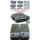 1/72 Sherman M4A3 Sandbag Fronts/Logs for Armourfast Kit #99014 