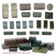 1/35 Universal/Generic Wooden Crates #6 (19 pieces, 6 styles)