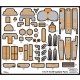 1/72 F-5A/B Freedom Fighter Detail-up Photo-Etched set for Italeri kit (40+ PE Parts)