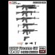1/35 ROKAF Firearms Set (6 rifles)