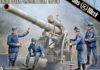 1/35 WWII German 8.8cm Flak Crew (4 figures) & Grenades (2pcs)