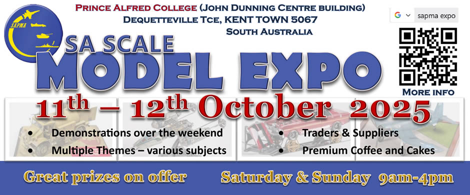 SA Scale Model Expo  - 11th to 12th Oct 2025