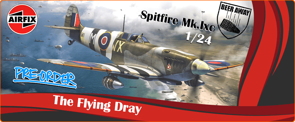 1/24 Supermarine Spitfire Mk.Ixc, Flying Dray