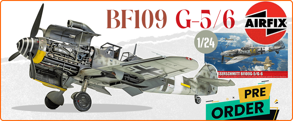 Airfix 17003 1/24 Messerschmitt Bf109G-5/G-6