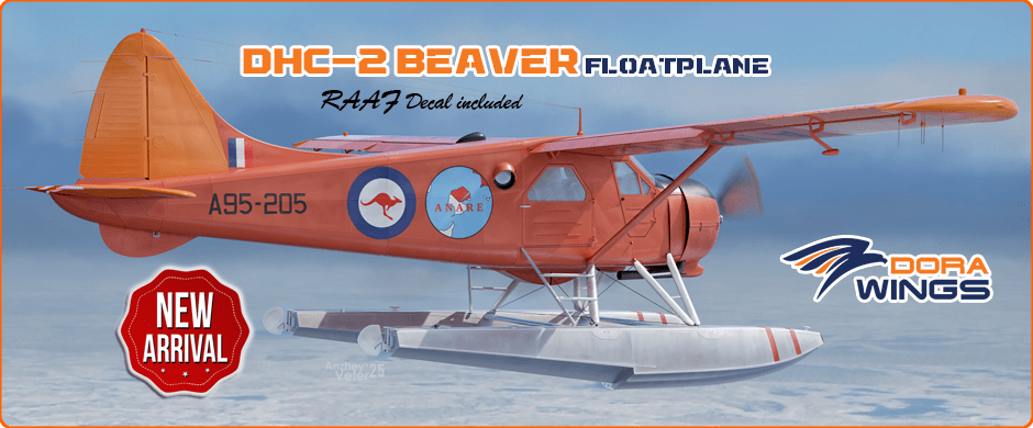 Dora Wings DW48060 1/48 RAAF DHC-2 Beaver Floatplane (Australian decal included)