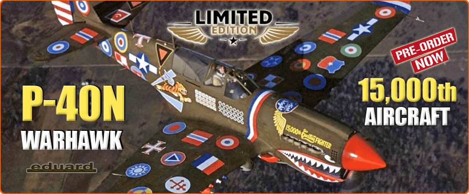 Eduard 11193 1/48 WWII US Fighter P-40N Warhawk 15,000th Aircraft [Limited Edition]