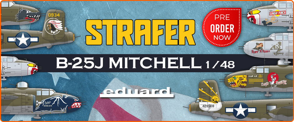Eduard 548001 1/48 WWII US B-25J Mitchell ''Strafer'' Medium Bomber
