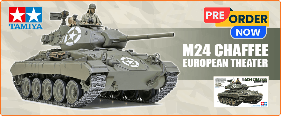 Tamiya 35391 1/35 US Light Tank M24 Chaffee European Theater