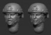 1/35 Female Heads in Helmets - Armor35