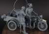 1/35 Guzzi 32 Tricycle Motorcycle Complete Set