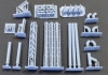 1/35 Roof Gutters (resin) - Plus Model #606