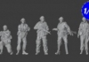 1/35 US Vietnam Soldiers Sets (5 figures) - Scale23