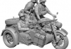 1/16, 1/35 WWII German KS750 with Riders / Sidecar