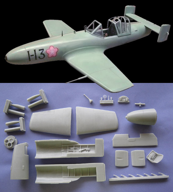 OzMods Models 1/32 YOKOSUKA OHKA II Japanese Piloted Flying Bomb