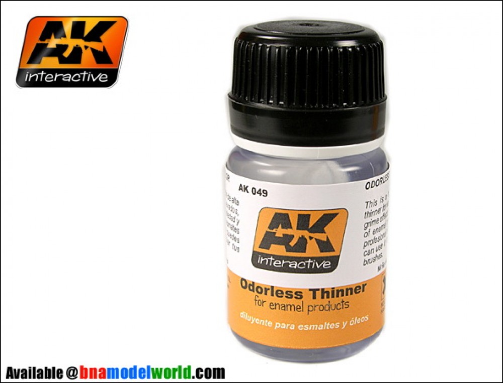 Odorless Turpentine (Thinner for Enamel Paints) 35ml