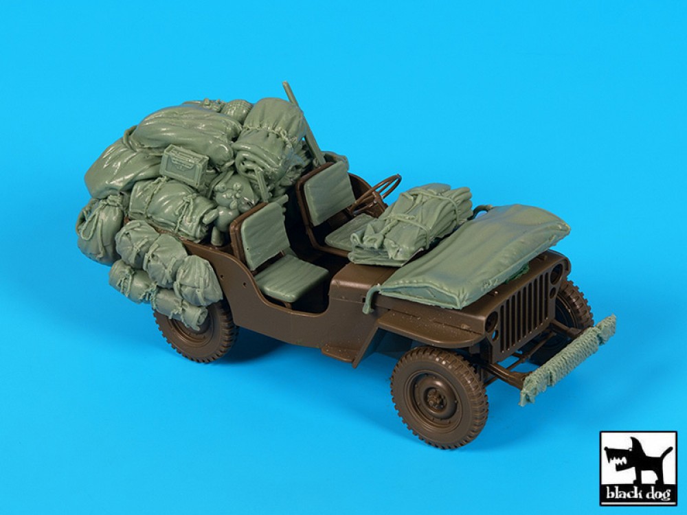 1/35 US Jeep Stowage Accessories set for Tamiya kits
