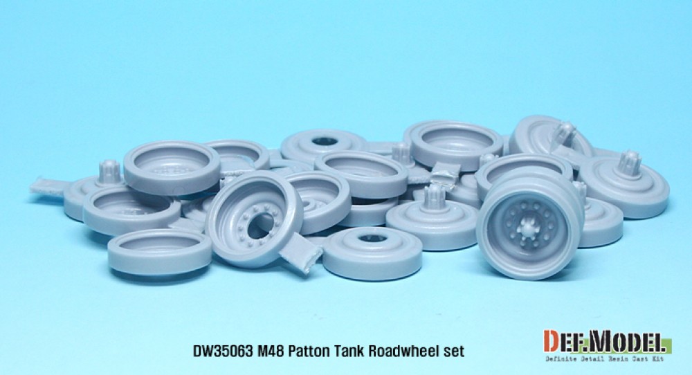 1/35 US M48 Patton MBT Tank Road Wheels Set for M47/M48/M60/M88 kits ...