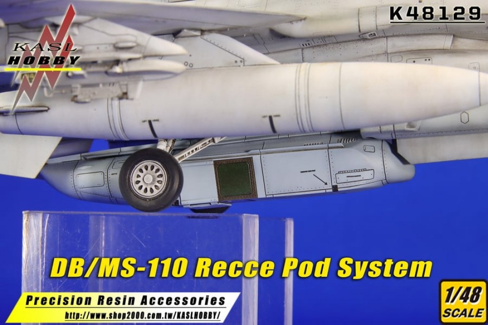 1/48 DB/MS-110 Recce Pod System for General Dynamics F-16 kits