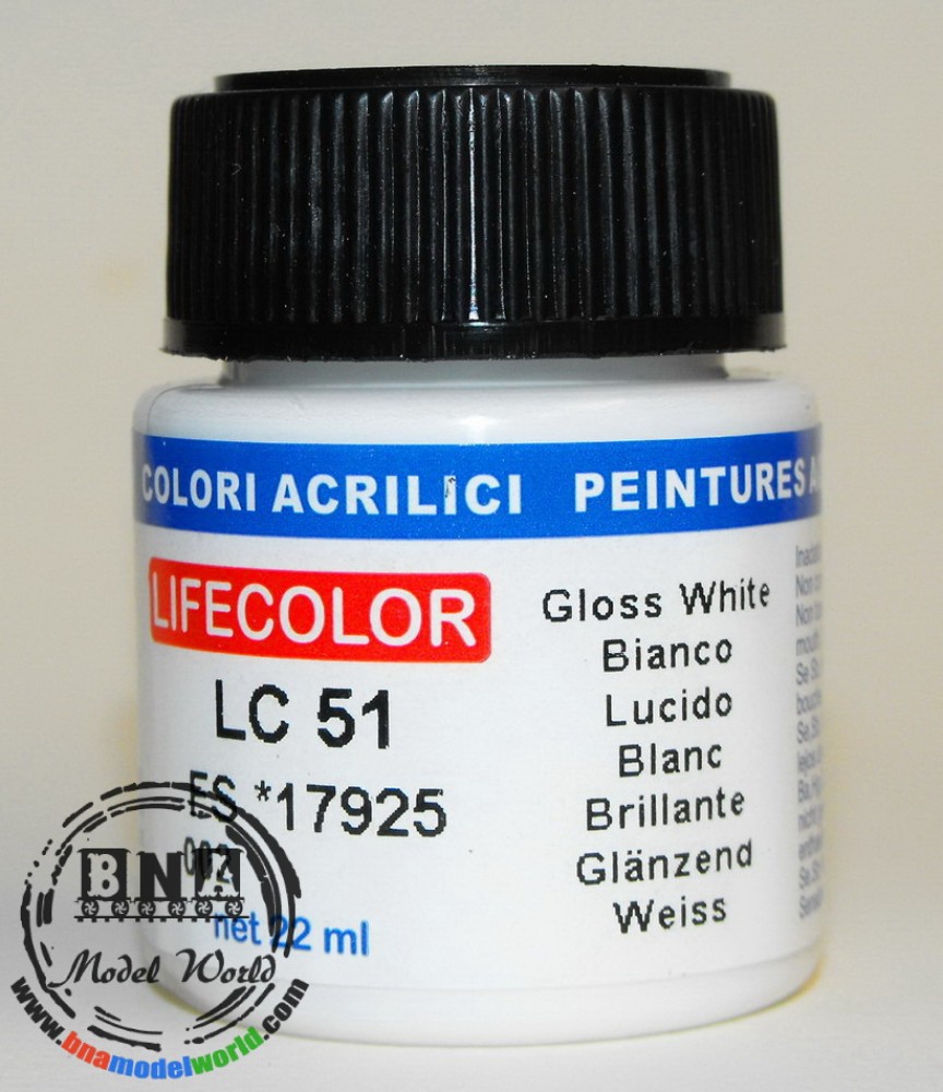 Acrylic Paint Gloss White (22ml) FS 17925