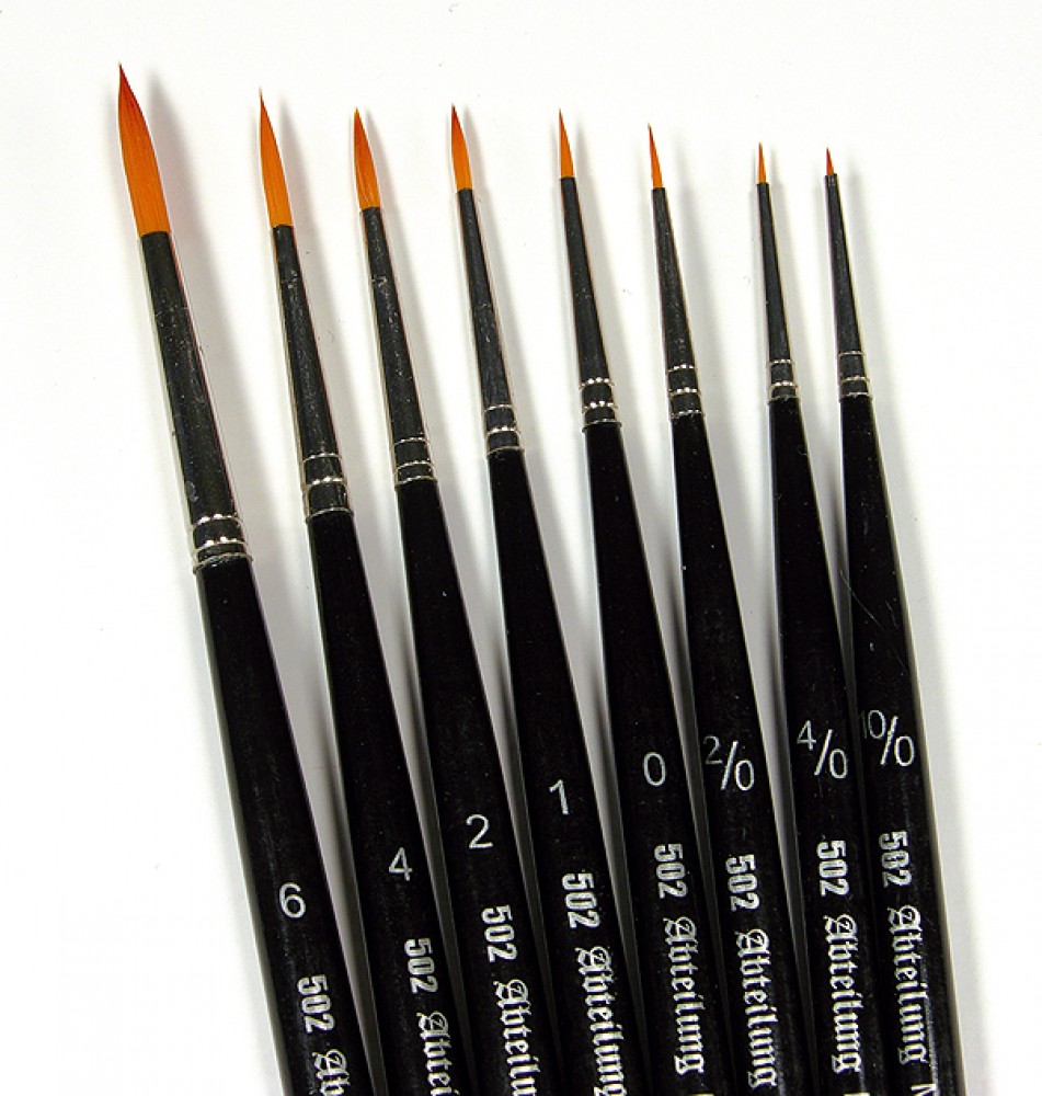 Round Brush Size 4/0