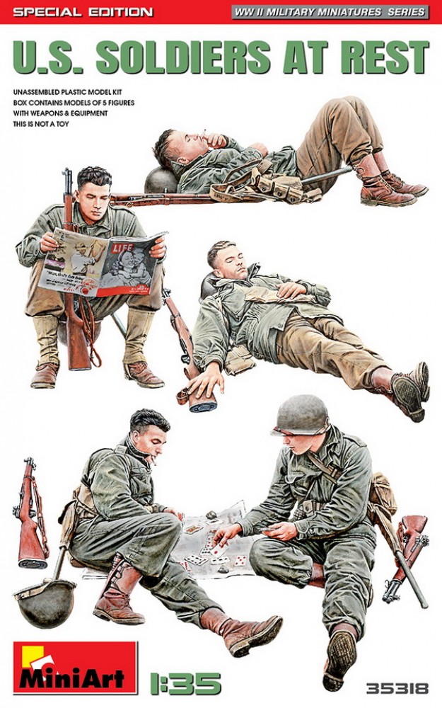 1/35 US Soldiers at Rest (5 figures) [Special Edition]
