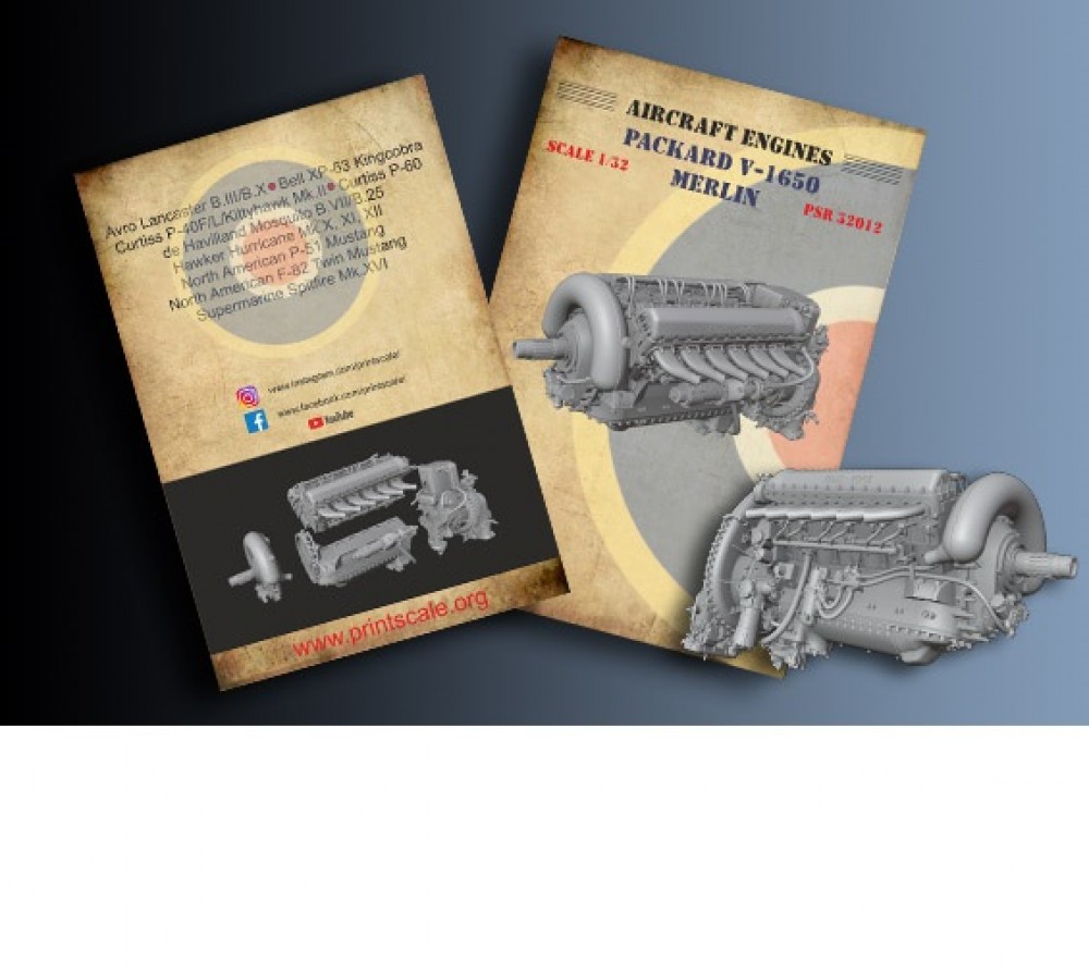 1/32 Packard V1650 Merlin PRSPSR32011