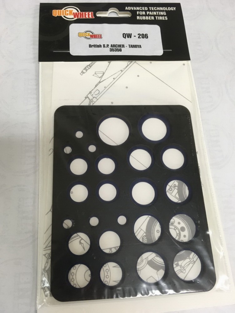 1/35 Archer SPG Wheel Mask for Tamiya kits