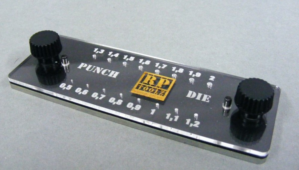 Punch and Die Set (w/16 punches from 0.5mm to 2mm)
