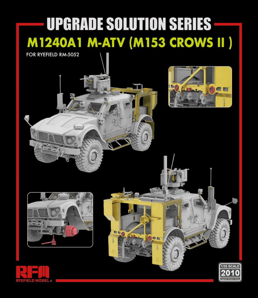 1/35 M1240A1 M-ATV (M153 CROWS II) Upgrade set for RM-5052