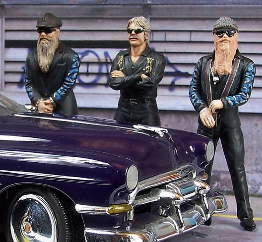 1/24 Figure "The Band" (3 unpainted resin figures)