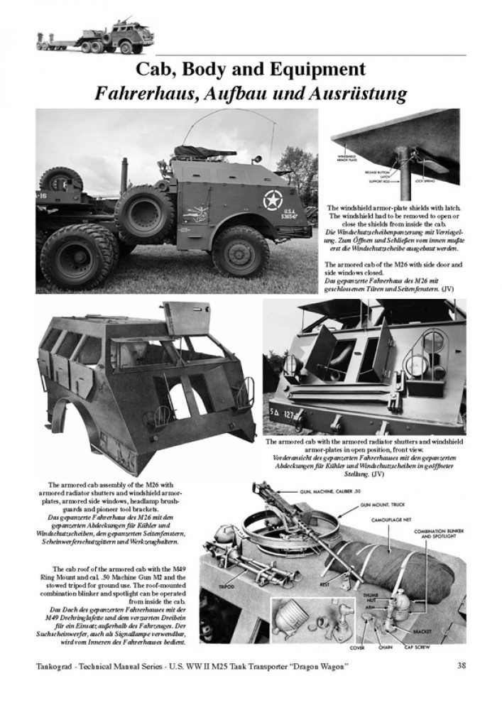 WWII Vehicles Technical Manual Vol.17 US M25 Tank Transporter Dragon