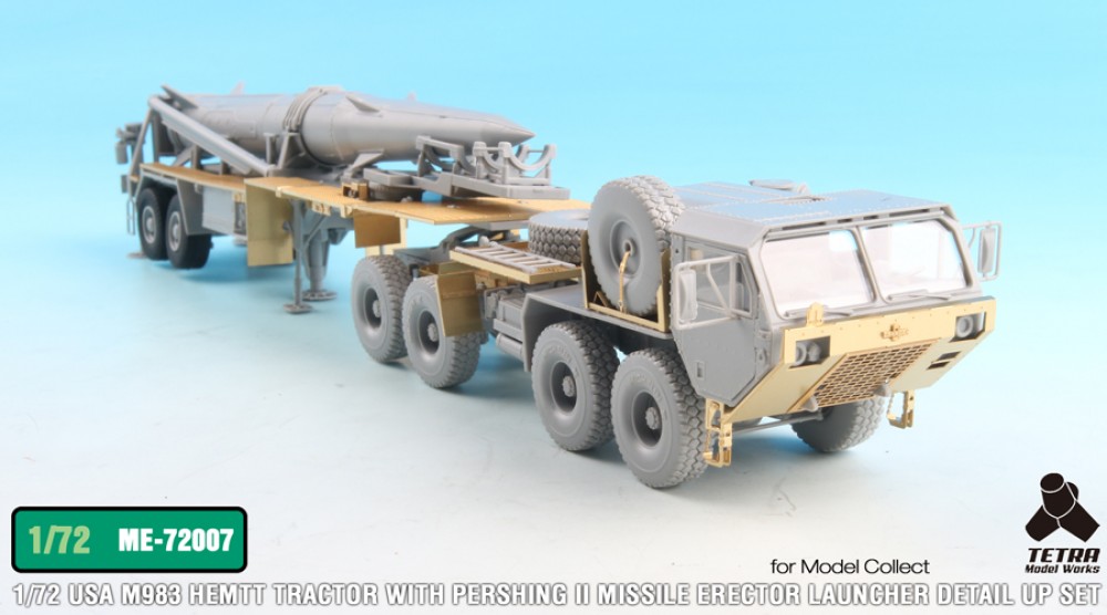 1/72 US M983 Tractor w/Pershing II Missile Erector Launcher Detail-up ...