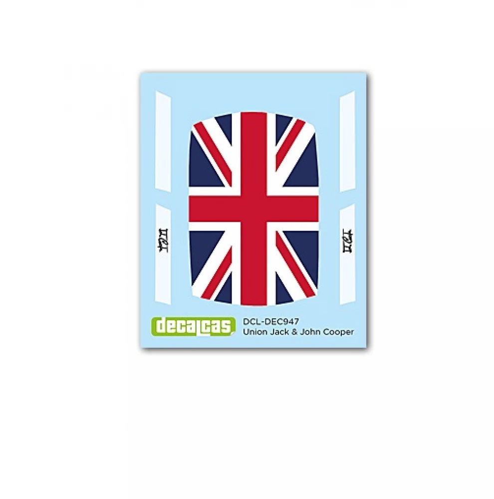 1:24 Mini Cooper 1.3 Union Jack and John Cooper Decal for Hasegawa kits