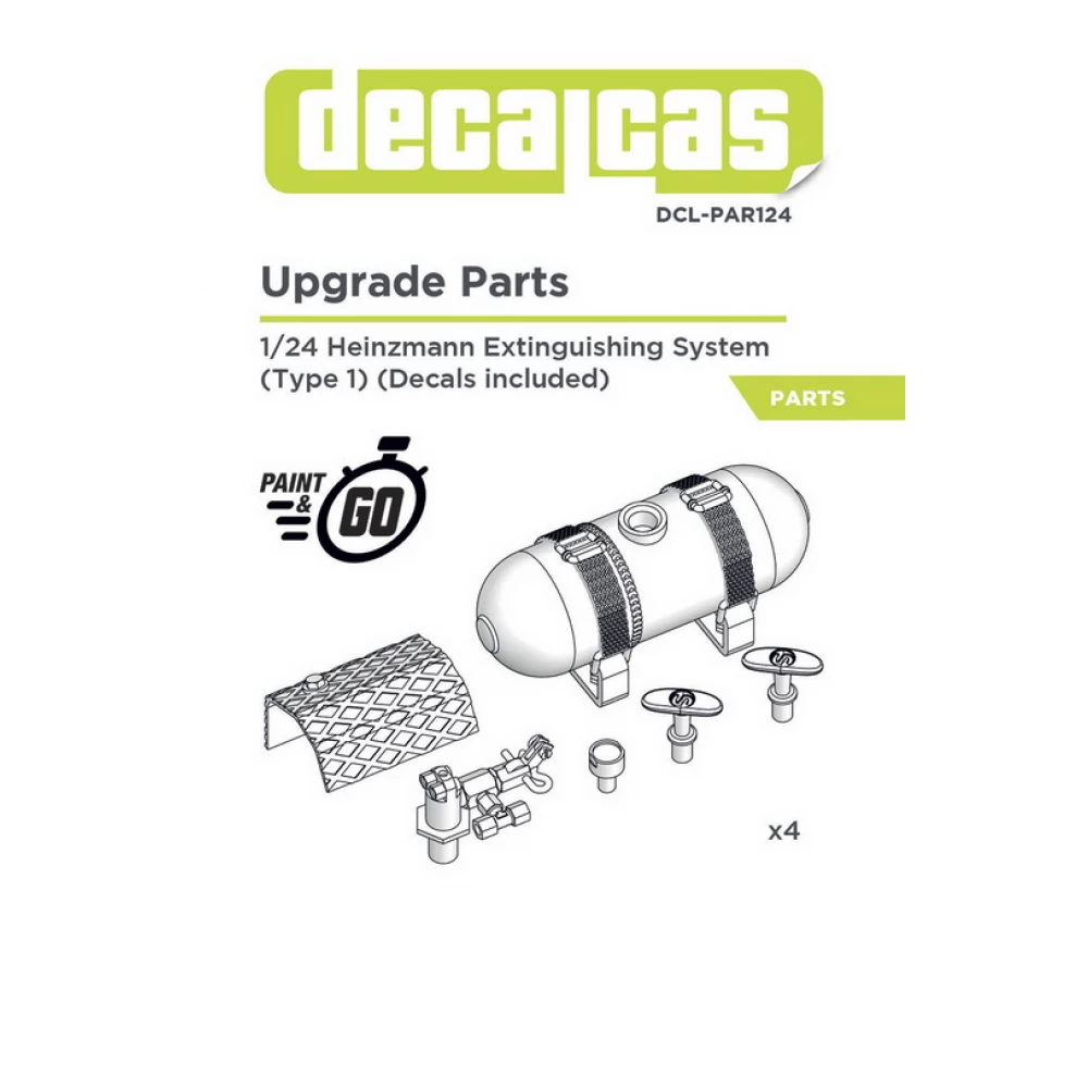 1:24 Heinzmann Fire Extinguisher (4pcs)