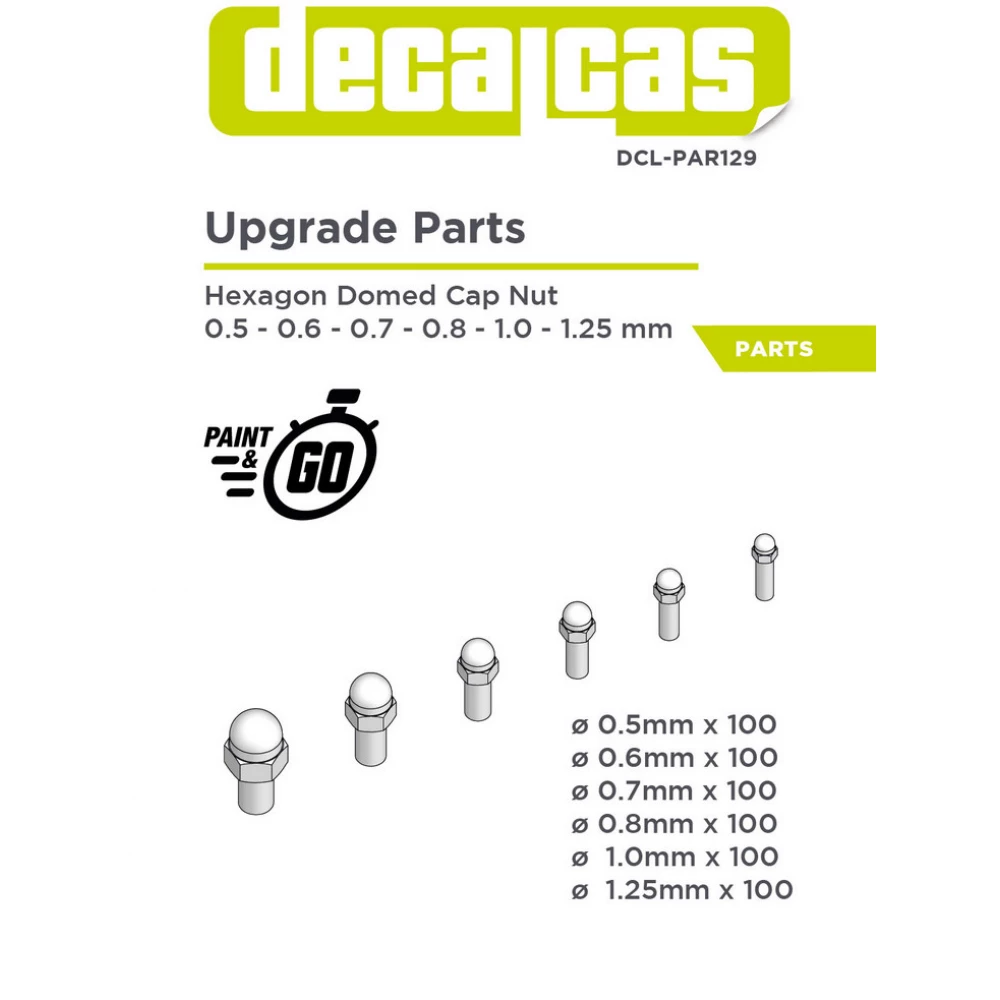 Hexagon Domed Cap Nut 0.5 - 1.25 mm