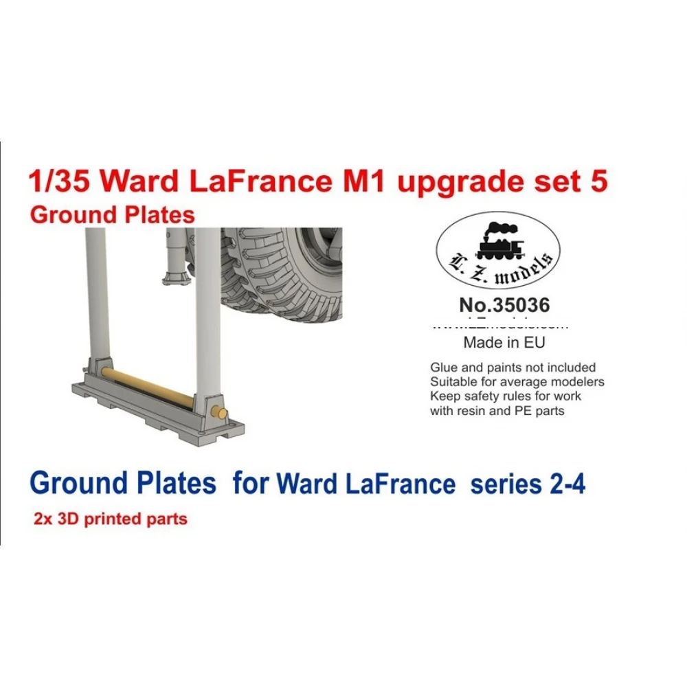 1:35 Ward LaFrance M1 Upgrade #5 - Ground Plates series 2-4