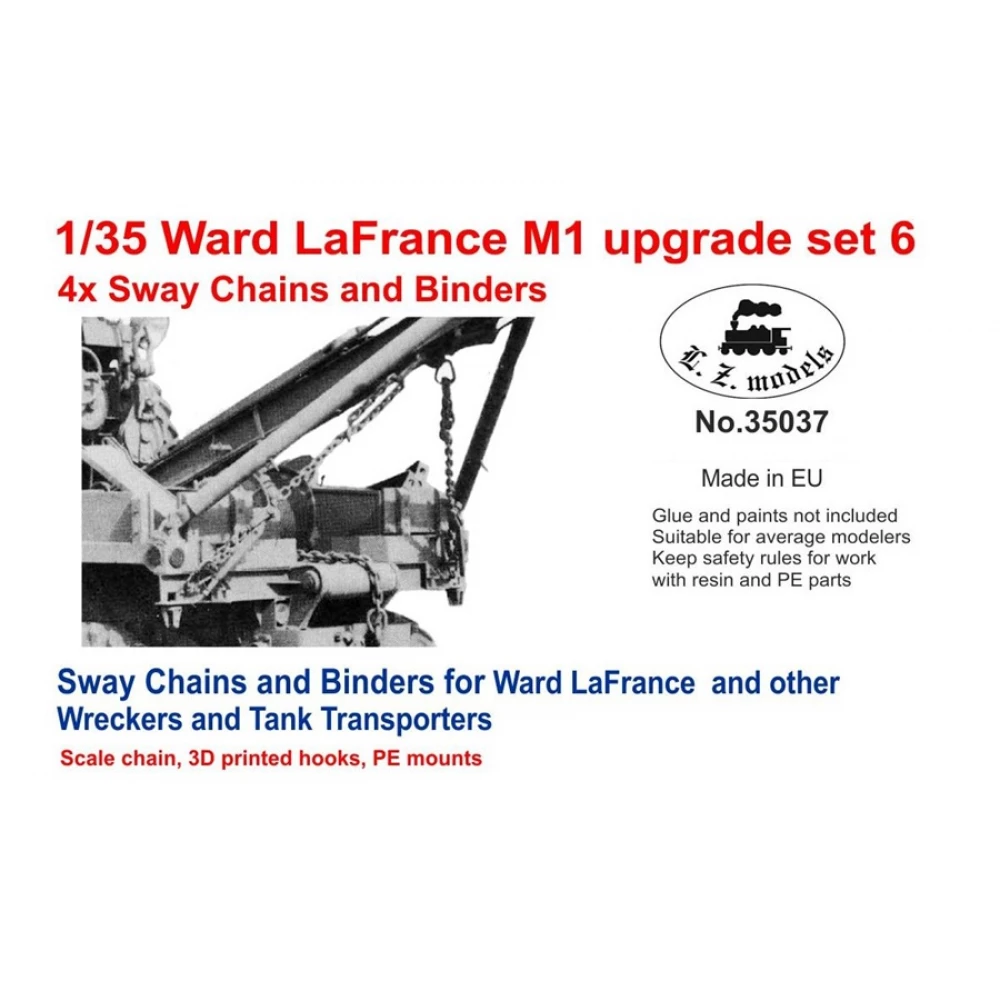 1:35 Ward LaFrance M1 Upgrade #6 - Sway Chains and Binders