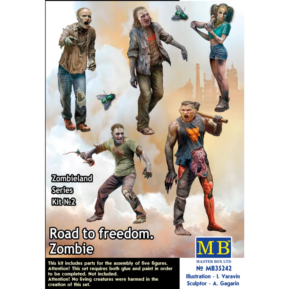 1:35 Zombieland Series Kit No. 2 - Road to Freedom, Zombie