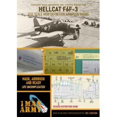 1/32 Grumman F6F 3 Early Hellcat Airbrush Paint Masking