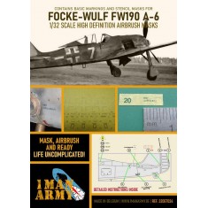1/32 Focke Wulf Fw 190 A6 Airbrush Paint Masking