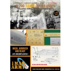 1/32 Douglas A-20G Havoc Masks for HK Model