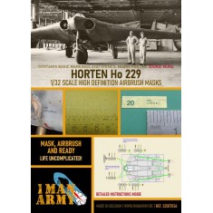 1/32 Horten HO 229 Masking for Zoukei Mura kits