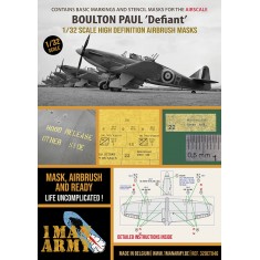 1/32 Boulton Paul Defiant Basic Markings and Stencil Masks for Airscale kit