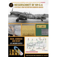 1/35 Messerschmitt Bf109 G6 Basic Markings and Stencil Masks for Border kit