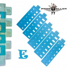 Scribing and Spray Masking Airbrush Stencil Set E (5pcs)