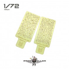 1/72 Italian Aircraft Camouflage Airbrush Template #4 (2pcs)